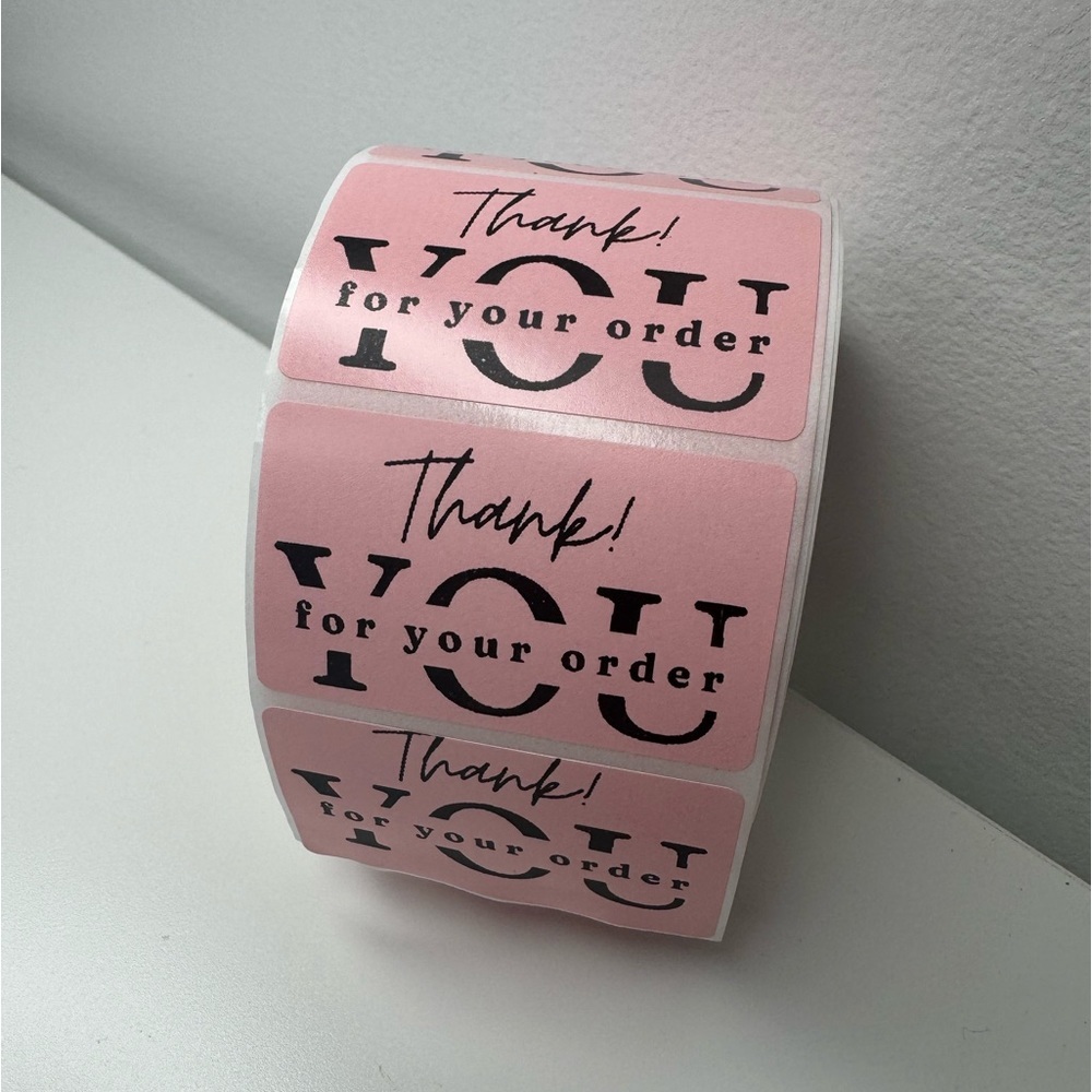 100 pcs Thank You for your order my 2" Stickers labels NWT - Picture 10 of 14